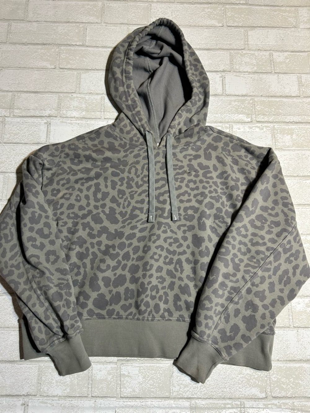 Nike Leopard-Print Pullover Hoodie